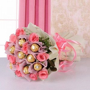 rocher and roses -nanjil cakes