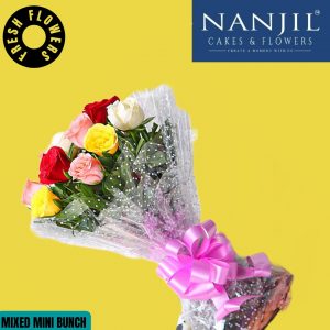 mixed roses mini bunch-nanjil cakes