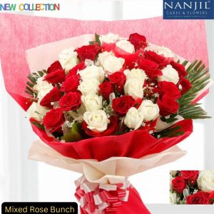 mixed big flowers bunch