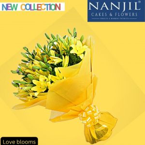 yellow bouquets-nanjil cakes